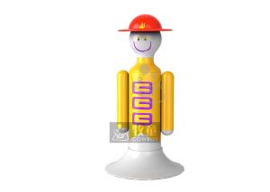 Quality Kids Water Play Equipment Snowman Water Toy For Lake Banzai Water Slide Splash Park wholesale