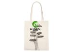 Washable Cotton Canvas Shopping Bags Handled Style Customized Size / Logo
