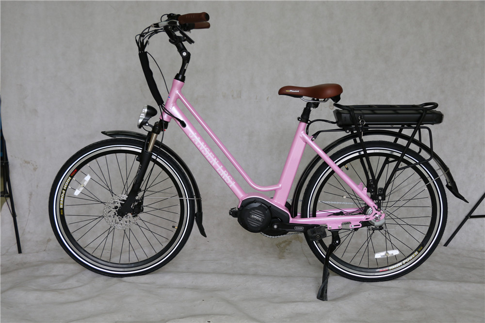 36V 26 Inch Mid Drive Motor Electric Bike Shimano Nexus Internal 3 Speed Gears