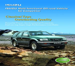 Quality ISUZU MULTI-FUNCTIONAL OFF-ROAD VEHICLE FOR COMPETITOR WITH 4HK1-TCG40 MODEL wholesale