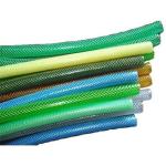 Plastic expandable water hose reinforced flexible wire spiral braided garden pvc