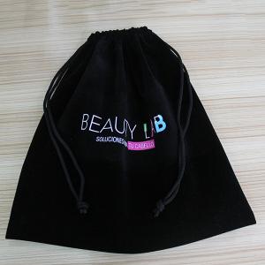 Quality Promotional New Design large Packaging Drawstring Velvet Shoe Bag wholesale
