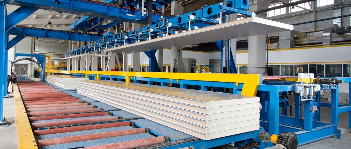 Contemporary Rock Wool Composite Roofing Panels For Cold Room Construction