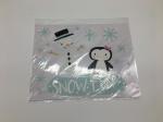 Customized PVC Wall Decals For Christmas Decoration / White Ink Festival Party