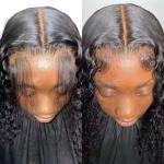 Deep Wave 13x4 13x6 HD Lace Front Human Hair Wig Brazilian Curly Preplucked Wig