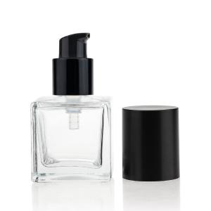 Quality Empty 15ml 30ml Airless Foundation Bottle Clear With Pump wholesale