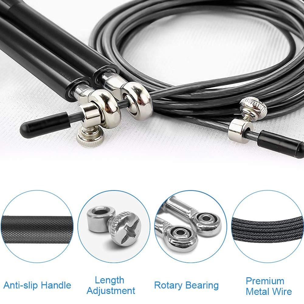 Easily Adjustable Fitness Skipping Ropes , Exercise Skipping Rope For Muscle Relex