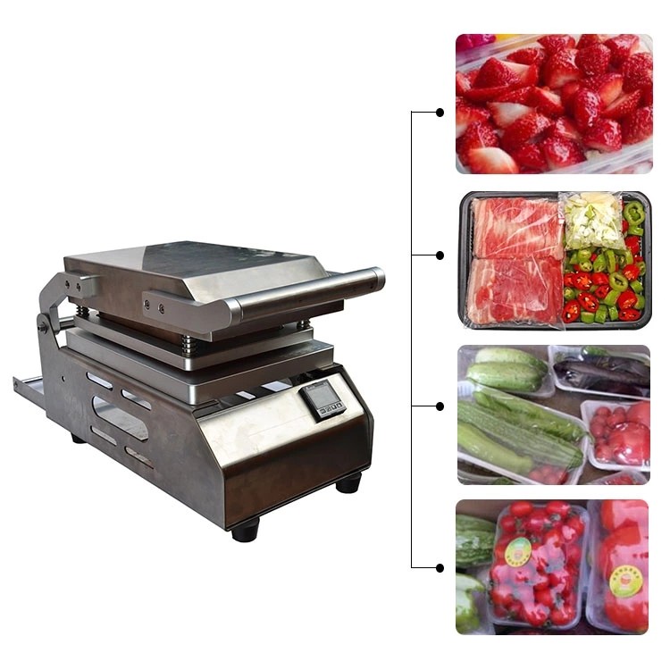 Stainless Steel Packaging Sealing Machine Electric For Fast Food Restaurants