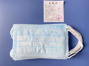 Quality Blue And White 3 Layer Medical Mouth Mask wholesale