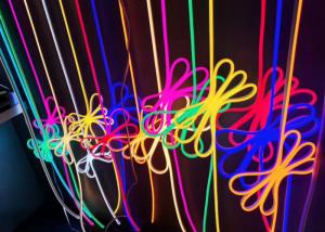 Quality Dome 5050 SMD LED Pure Silicone Neon Flex Strips With 24V RGB Color Changing wholesale