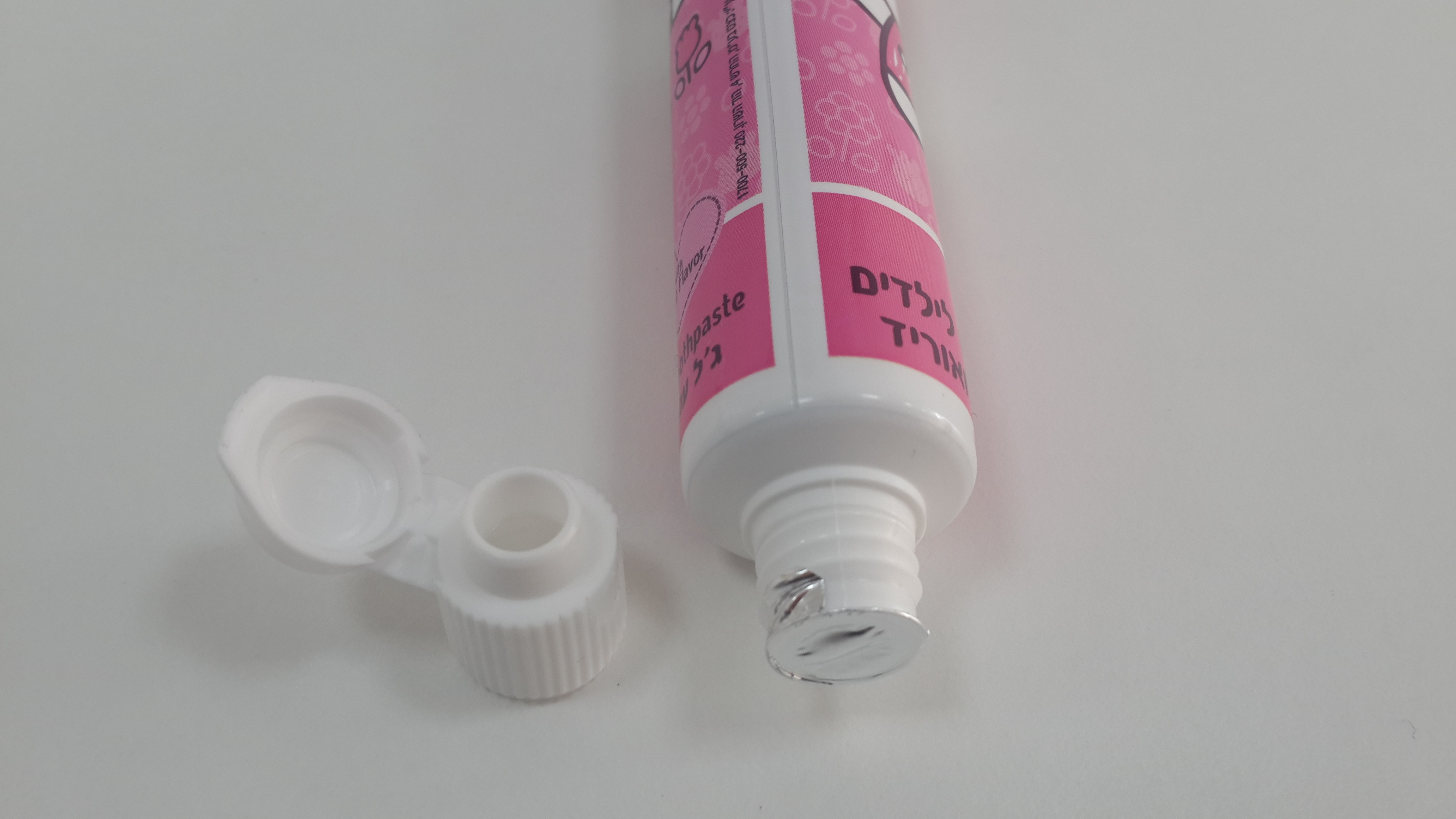 Collapsible Toothpaste Tube Screw Flip On Cap 80g 5 Layers Aluminum Foil Laminated