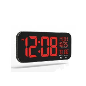 Quality Square Living Room Light Up Digital Clock With Indoor And Outdoor Temperature wholesale