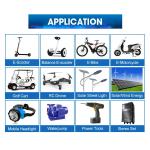 36V 48V Ebike Battery Replacement , Portable Electric Bicycle Lithium Battery