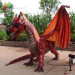 CE Outdoor Theme Exhibition Animatronic Dragons Life Size Dragon For Amusement