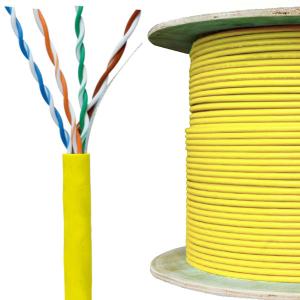 Quality LSZH UTP CAT6A Cable AXT PASSED CPR B2ca Ethernet Cable 23AWG 500MHz 1000Ft wholesale