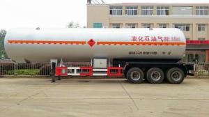 Quality Low price 60m3 tri axle propane tanker trailer wholesale