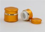 Aluminium Glass Cosmetic Jars Containers 15ml 20ml 50ml Gold Color