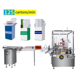 Quality 150L/min Air Consumption Vertical Cartoning Machine Precise Packaging wholesale