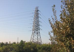 Quality ASTM A572 Grade 50 Transmission Steel Tower 8 - 100m Height With 4 Legs wholesale