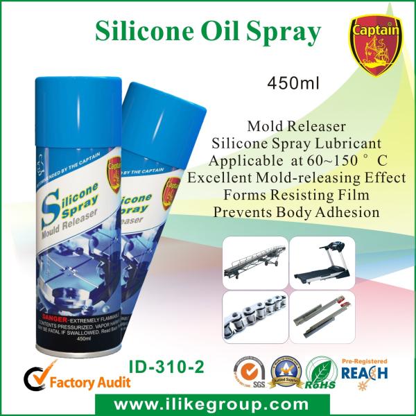 Mold Releaser Silicone Oil Spray Lubricant For Plastic And Rubber Industrial