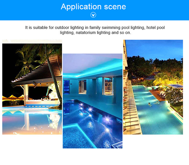 Housing Assembly 100% RGB Synchronous Control 18W PAR56 IP68 LED Pool Light Bulb