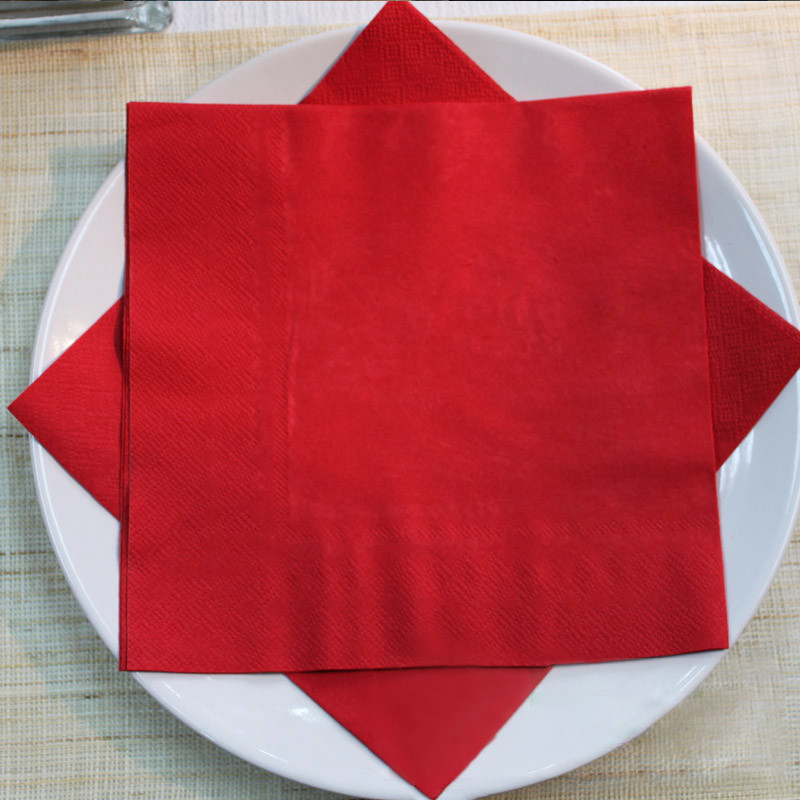 Brightly Color 15g-19g Disposable Table Napkins Tissue With Personality