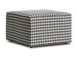 Ottoman Foot Rest Stool Multifunctional Houndstooth Footstool 80cm