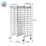 RK Bakeware China-Nesting Commercial Stainless Steel Trolley Rack / Customized