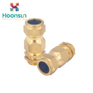 Quality Reliability / Safety Explosion Proof Cable Gland With Nickel Plated Brass wholesale