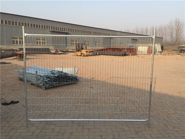 Welded pipe metal Galvanized Steel Temporary Fence