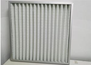 Quality Efficiency Pleated Panel Air Purifier Filter 46mm/96mm G4 Rating 5um Porosity wholesale