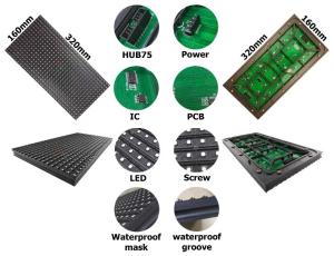 Quality Small Pixel Outdoor LED Video Walls Full Color LED Screen P4 P5 P6 Waterproof wholesale