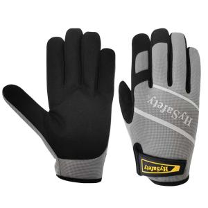 Quality Custom Size 7-Size 12 Mechanics Wear Gloves Synthetic Leather Palm wholesale