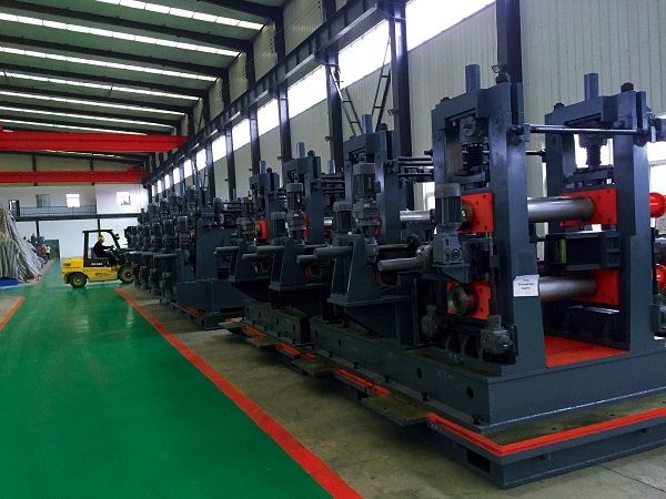 Automatic High Speed ERW Steel Welded Pipe Making Machine Metal Tube Mill