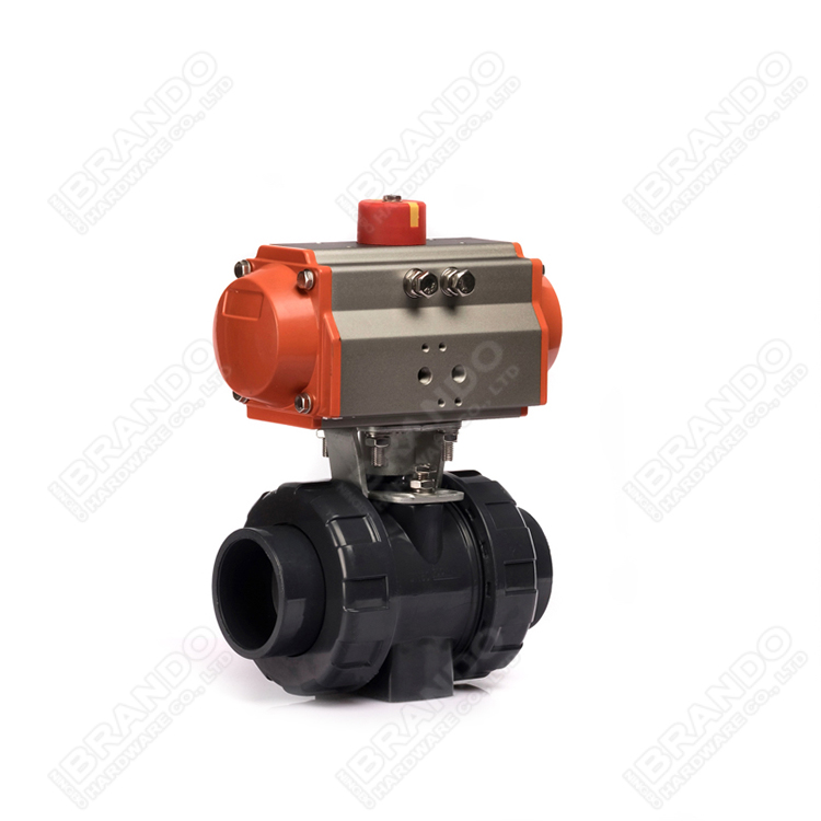 Pneumatic Actuator Butterfly Valve With Limit Switch Solenoid Valve