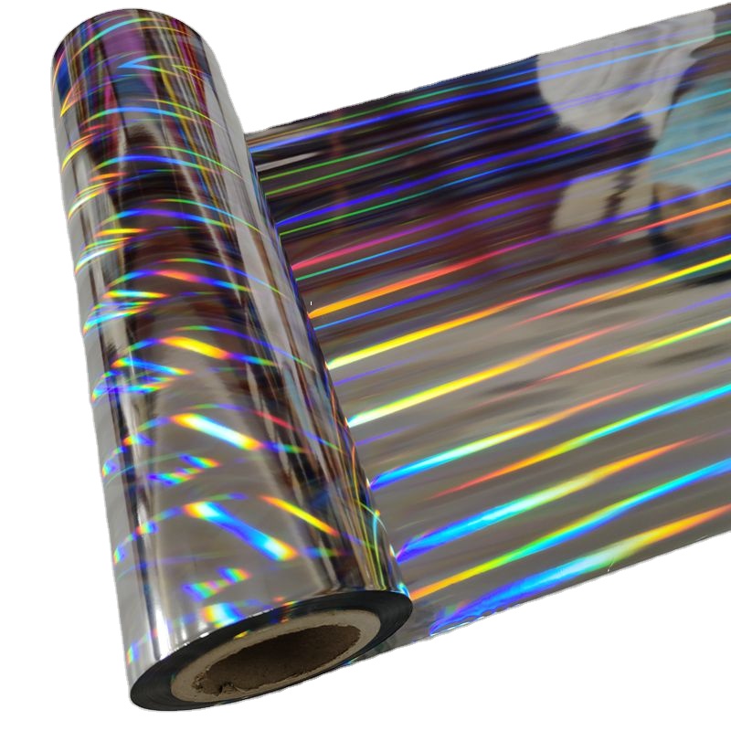 Metallized Holographic Film Customized Size Hot Lamination BOPP Film