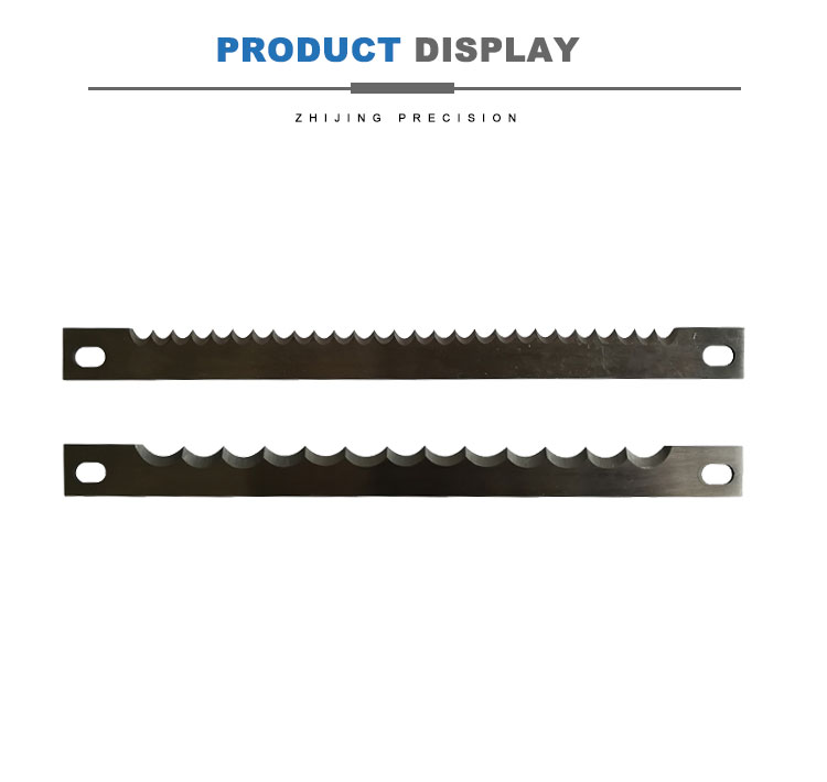 Stainless Steel SUS 420J2 Bread Slicer Blades , Bread Cutting Blade Length 285mm