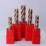 4 Flutes Number CNC Milling Cutter Tungsten Carbide End Mill Coated Aluminum