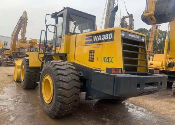 Cheap 3m3 Bucket 2014 Year Used Komatsu Wheel Loader WA380 for sale