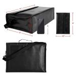 Durable Fireproof Bag , Large Fire And Water Resistant Document Bag