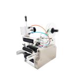 Desktop Adhesive Sticker Semi Automatic Bottle Label Applicator Pneumatic Type