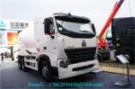 SINOTRUK HOWO A7 Mobile Concrete Mixer Truck 336 HP With 9.726L Displacement