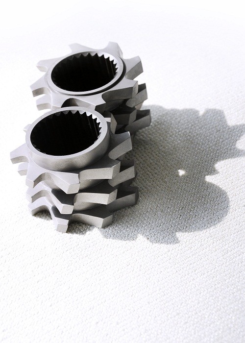 Toshiba Extruder Machine Parts Computerized Deep Screw Element PVC Processed