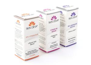 Quality Printed Cosmetic Packaging Box 10cm Hight Vitamin Hyaluronic Acid wholesale
