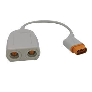 Quality Siemens Drager Dual Blood Pressure Transducer Cable , 16 Pin IBP Transducer Cable wholesale