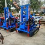 160m Hydraulic Borehole Water Well Drilling Rig RCS260C Portable Drilling