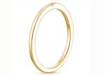 Solitaire Diamond 14K Yellow Gold Jewelry Tiny 0.04ct 2.0mm-2.3mm Band Size