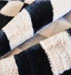 Custom Weight Polyester Faux Fur Fabric Eco Friendly 58 Inches 350GSM