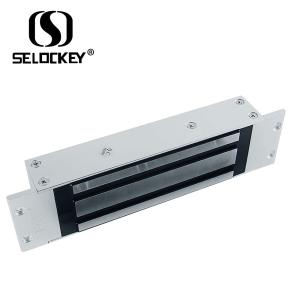 Quality 500kg 1200LBS Frameless Door Electric Magnetic French Door Security Locks wholesale