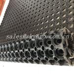 Residential Interlocking Perforated Kitchen Floor Rubber Mats Anti Skid Shock